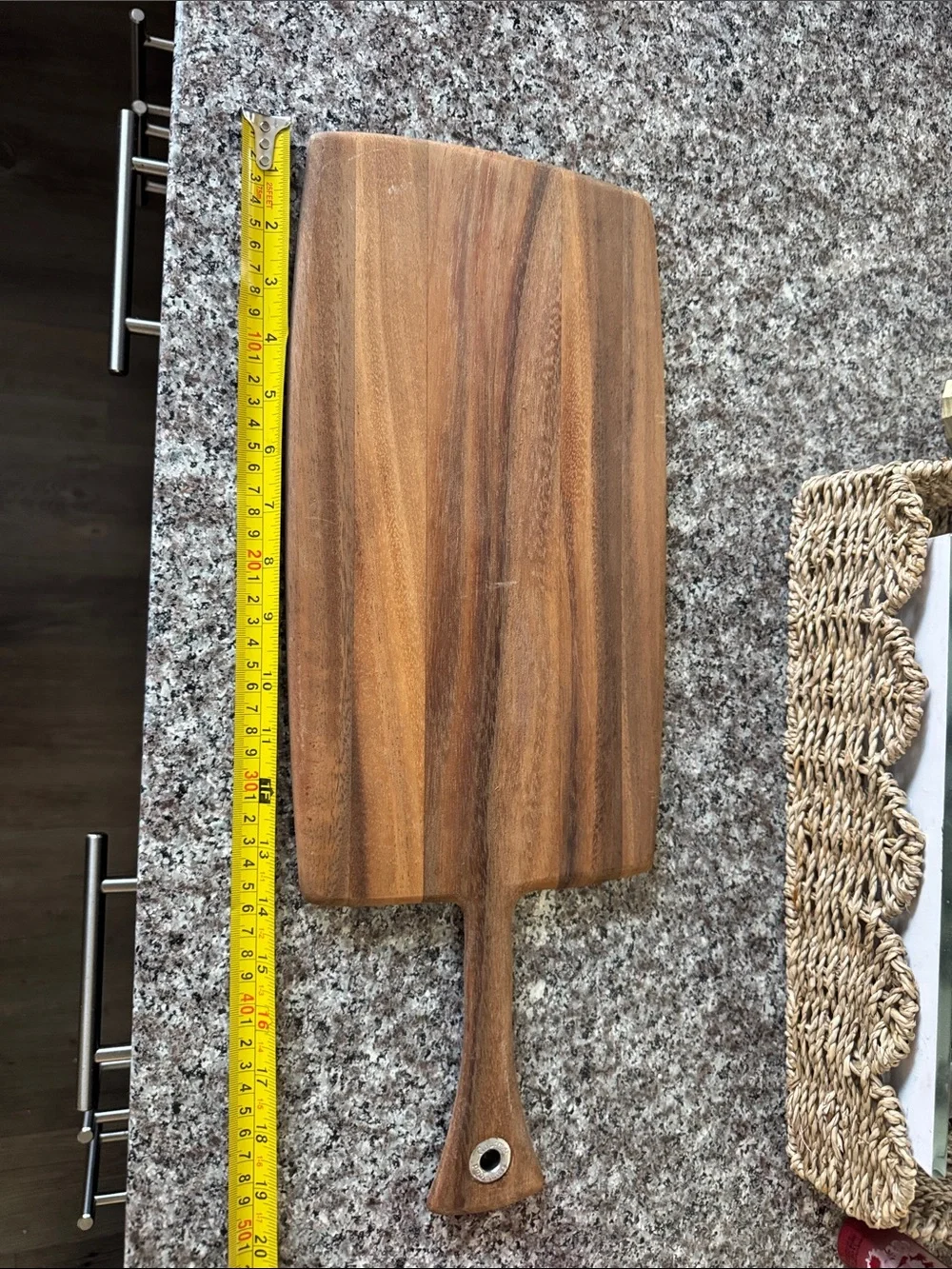 Wood Serving & Cutting Board - Natural Brown